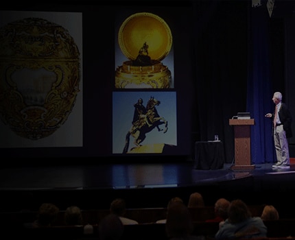 Enrichment programs on a luxury cruise ship