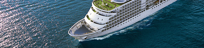 Seven Seas Navigator at sea