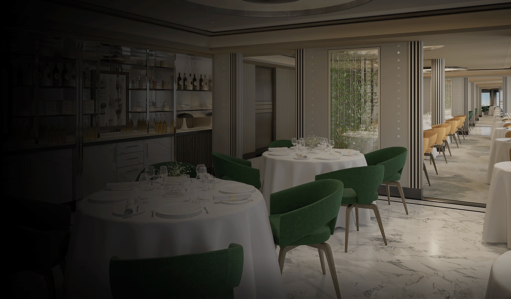 chartreuse rendering aboard seven seas prestige cruise ship