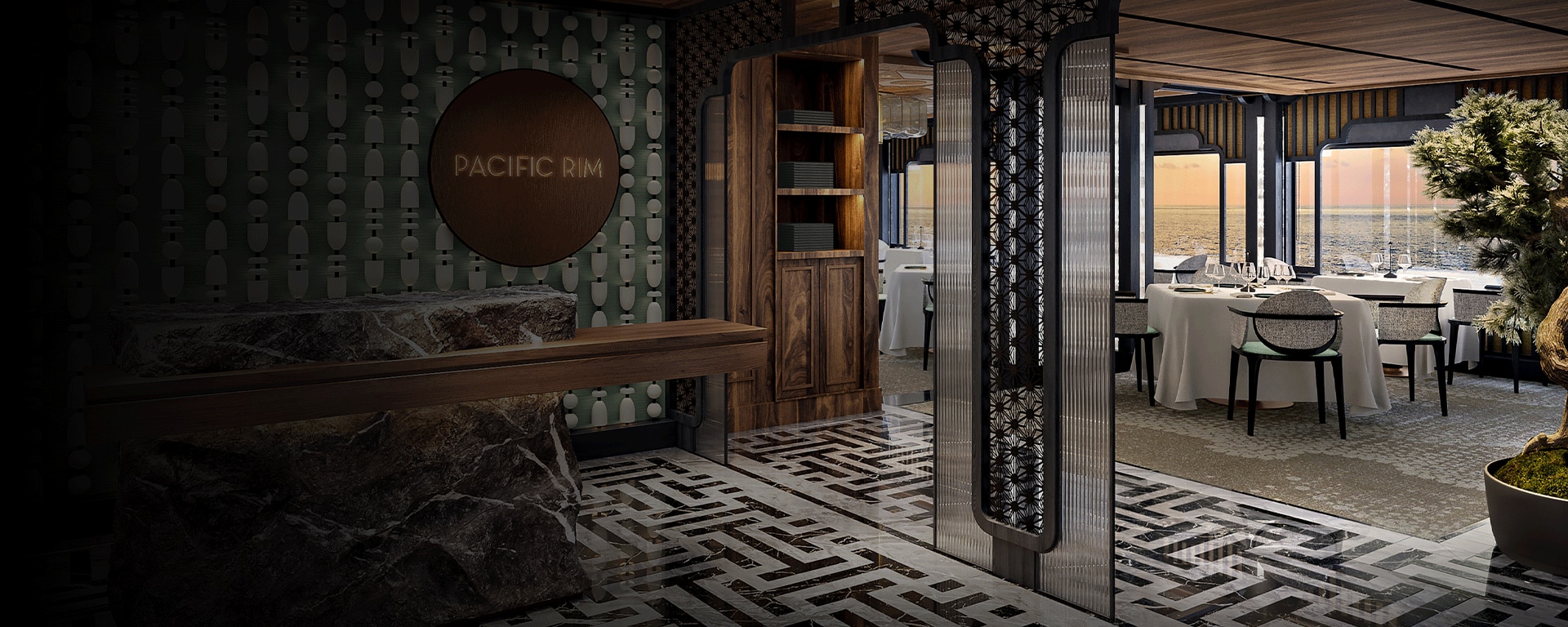 pacific rim rendering aboard seven seas prestige cruise ship