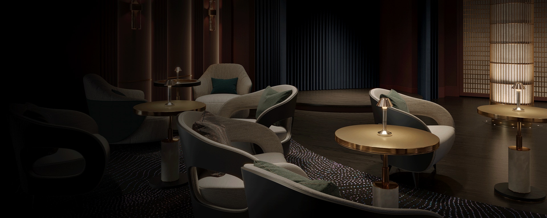prestige lounge rendering aboard seven seas prestige cruise ship