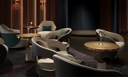 prestige lounge rendering aboard seven seas prestige cruise ship