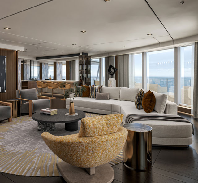 seven seas prestige ship skyview regent suite living room