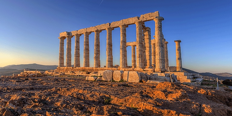 ATHENS & SUNSET AT CAPE SOUNION